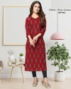 Tew Aadhya Printed Cotton Kurti Wholesale Clothing Distributors In India